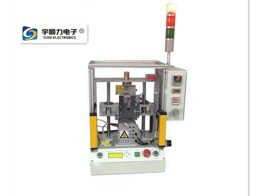 墨盒芯片焊接機(jī)自由浮動(dòng)頭設(shè)計(jì)，確保產(chǎn)品受壓平均